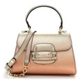 Metallic Mini Horsebit 1955 Top Handle Flap Bag Multicolor
