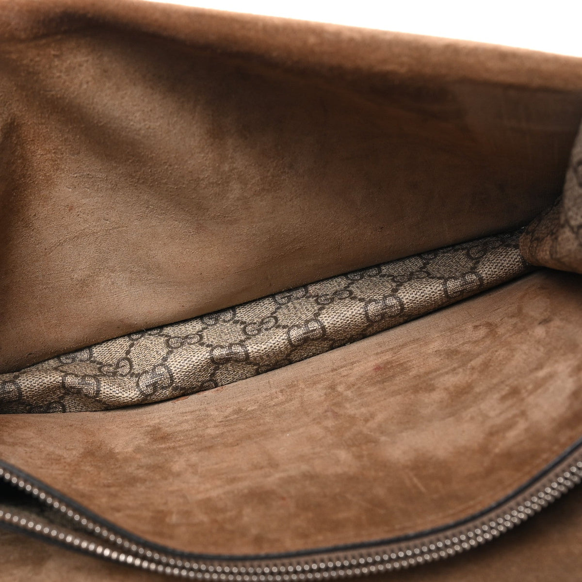 GG Supreme Monogram Small Dionysus Shoulder Bag Taupe