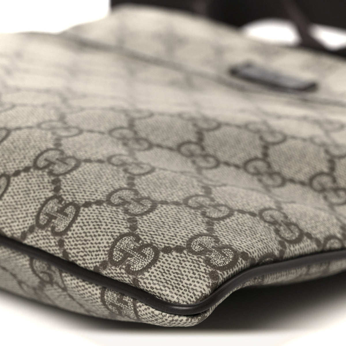 GG Plus Monogram Medium Flat Messenger Bag Dark Brown