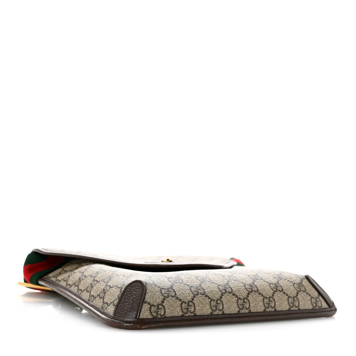 GG Supreme Monogram Web Medium Neo Vintage Flap Messenger Bag Beige New Acero