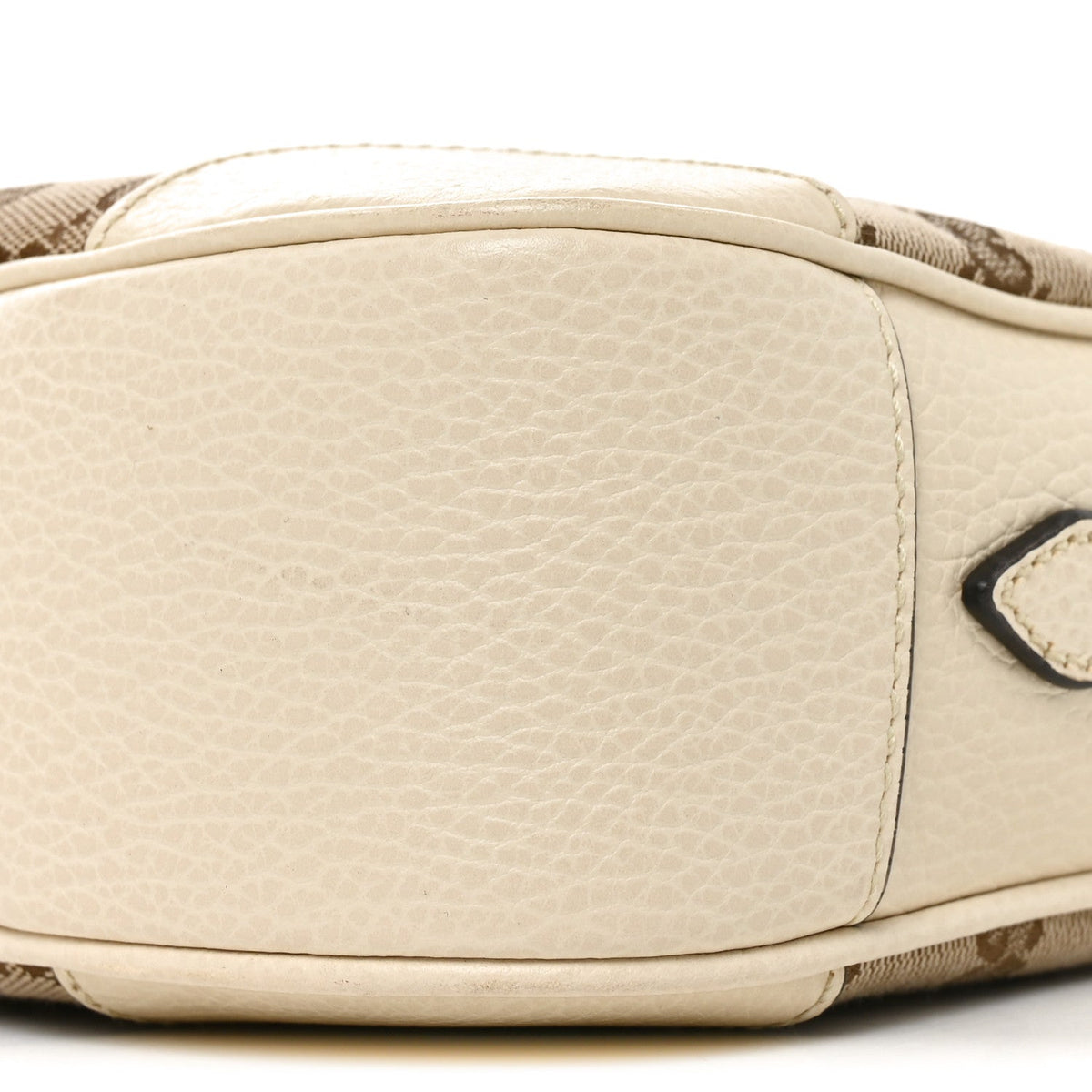 Monogram Dollar Calfskin Mini Bree Messenger Bag Beige Ebony Avoire