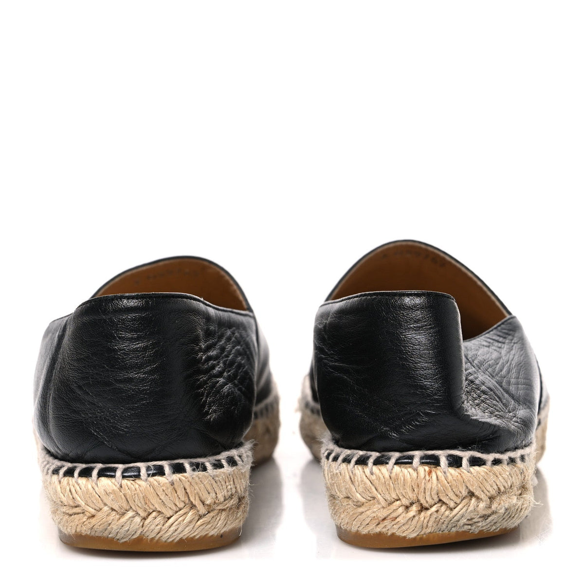 Lambskin CC Espadrilles 39 Black