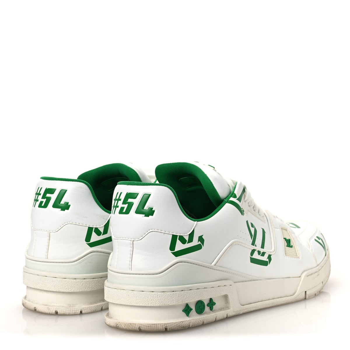 Mens LV Trainer Sneakers 10.5 Green