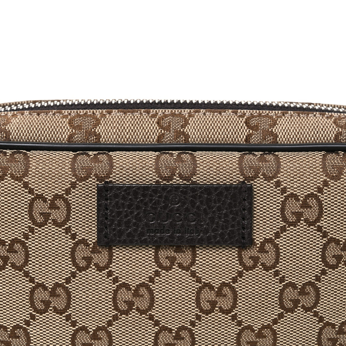 Monogram Belt Bag Dark Brown