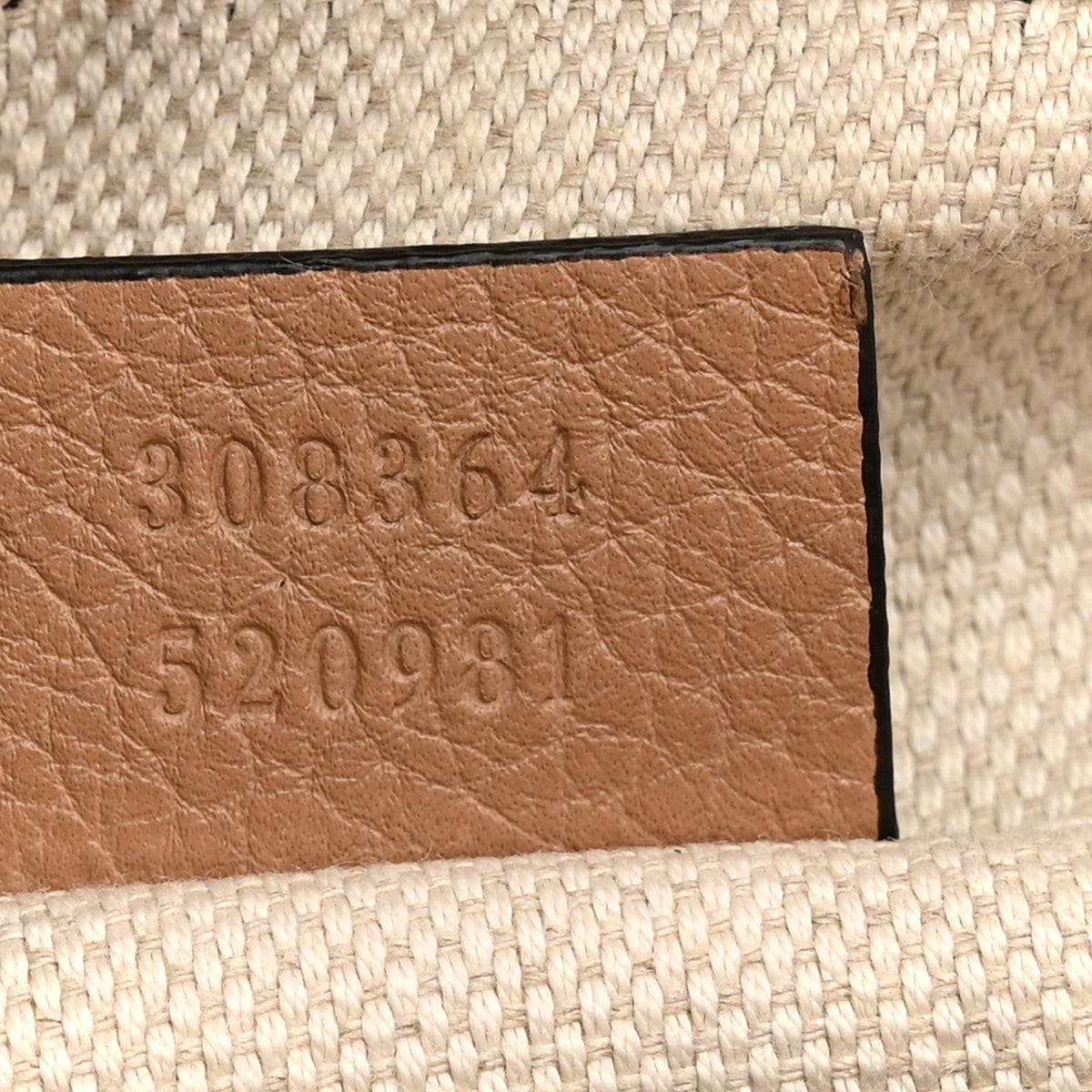 Pebbled Calfskin Small Soho Disco Bag Camelia