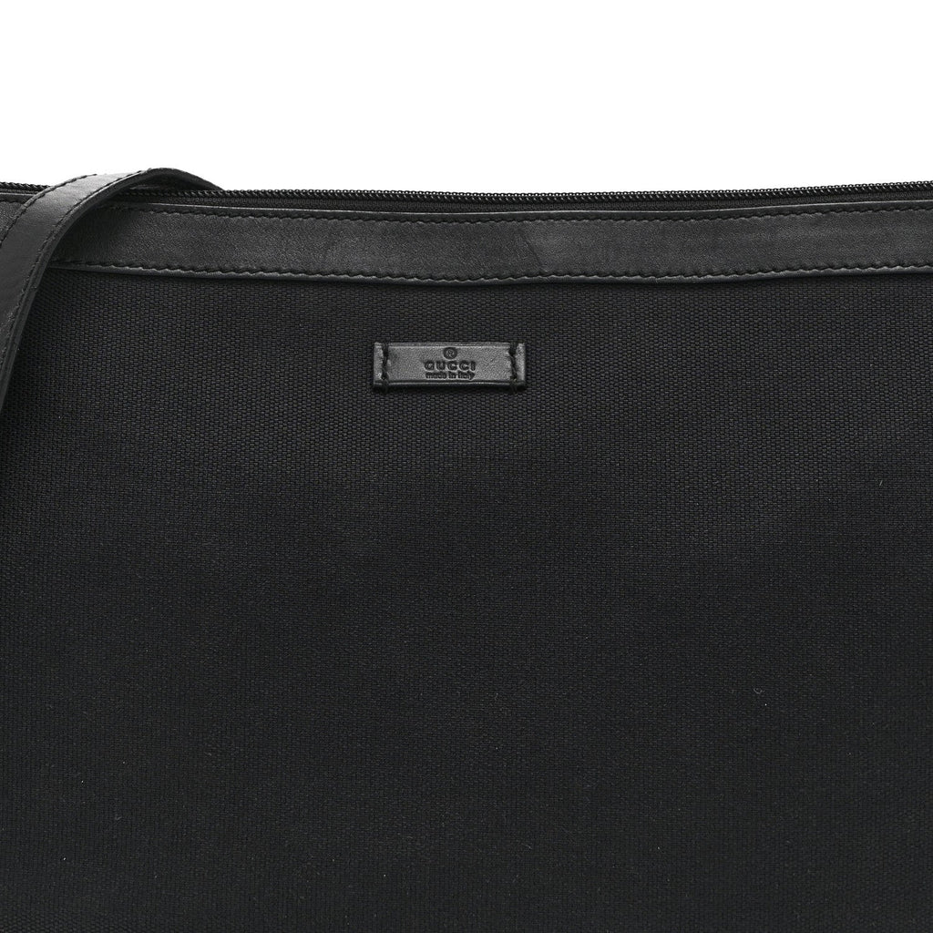 Canvas Large Half Moon Hobo Black