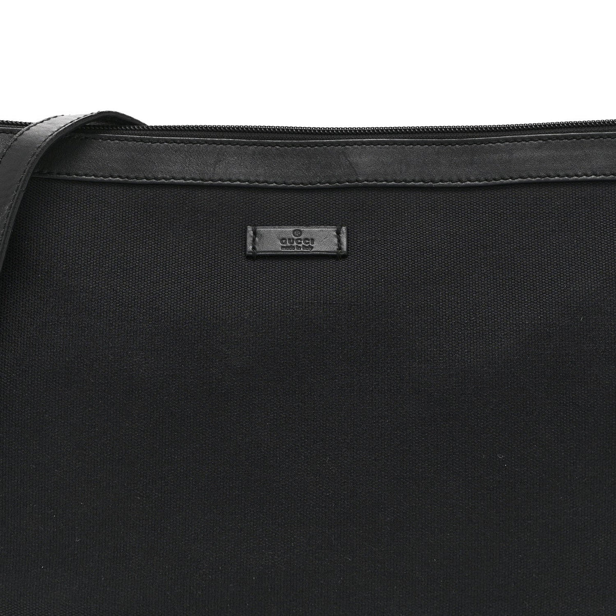 Canvas Large Half Moon Hobo Black
