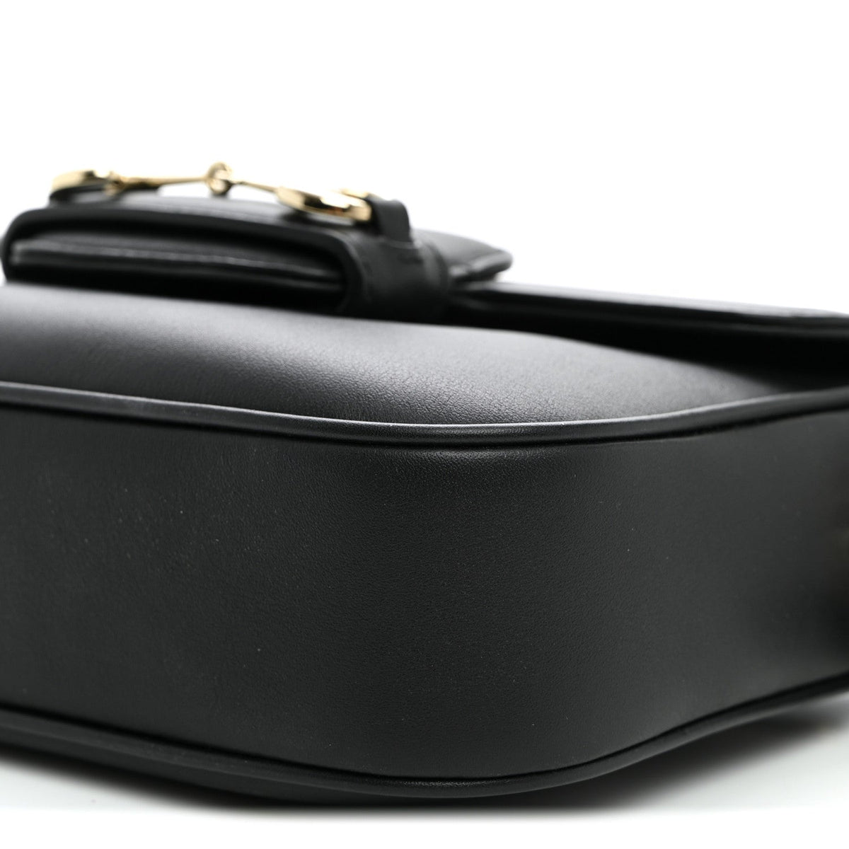 Arabella Calfskin Horsebit 1955 Shoulder Bag Black