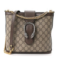 GG Supreme Monogram Medium Dionysus Bucket Bag Beige New Acero