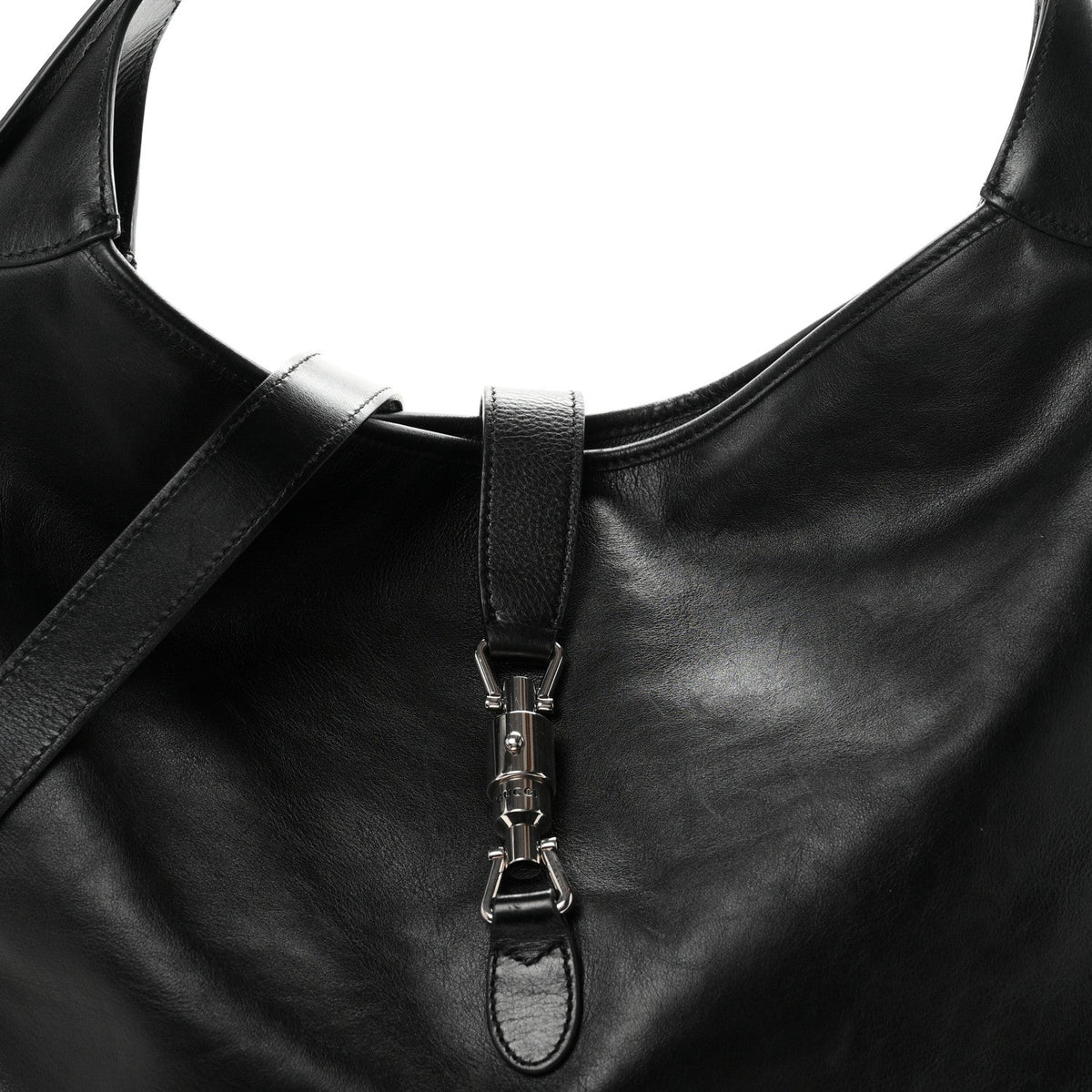 Calfskin Large Jackie 1961 Shoulder Bag Black