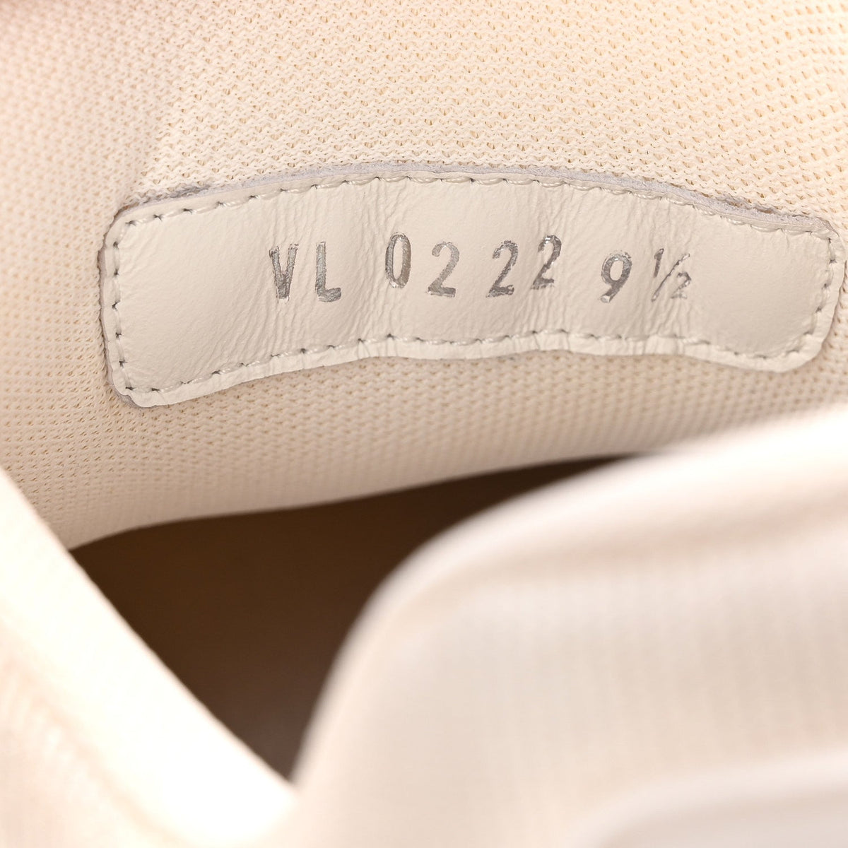 Calfskin Mens LV Trainer Sneakers 9.5 White