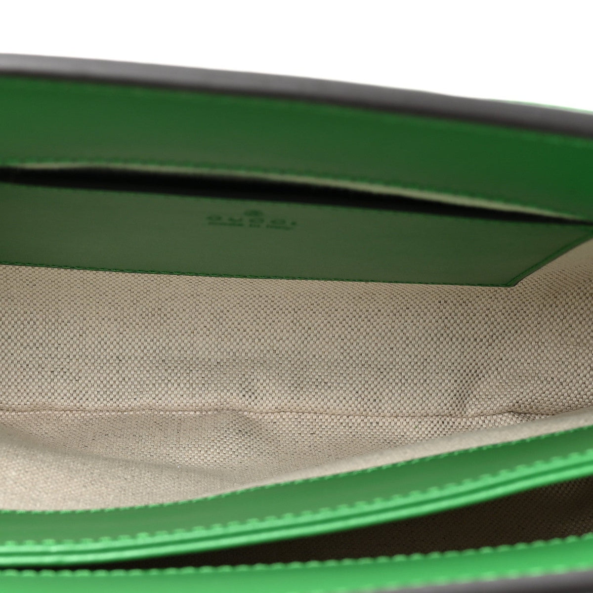 Calfskin GG Matelasse Large Slim Chain Shoulder Bag Spring Green Natural