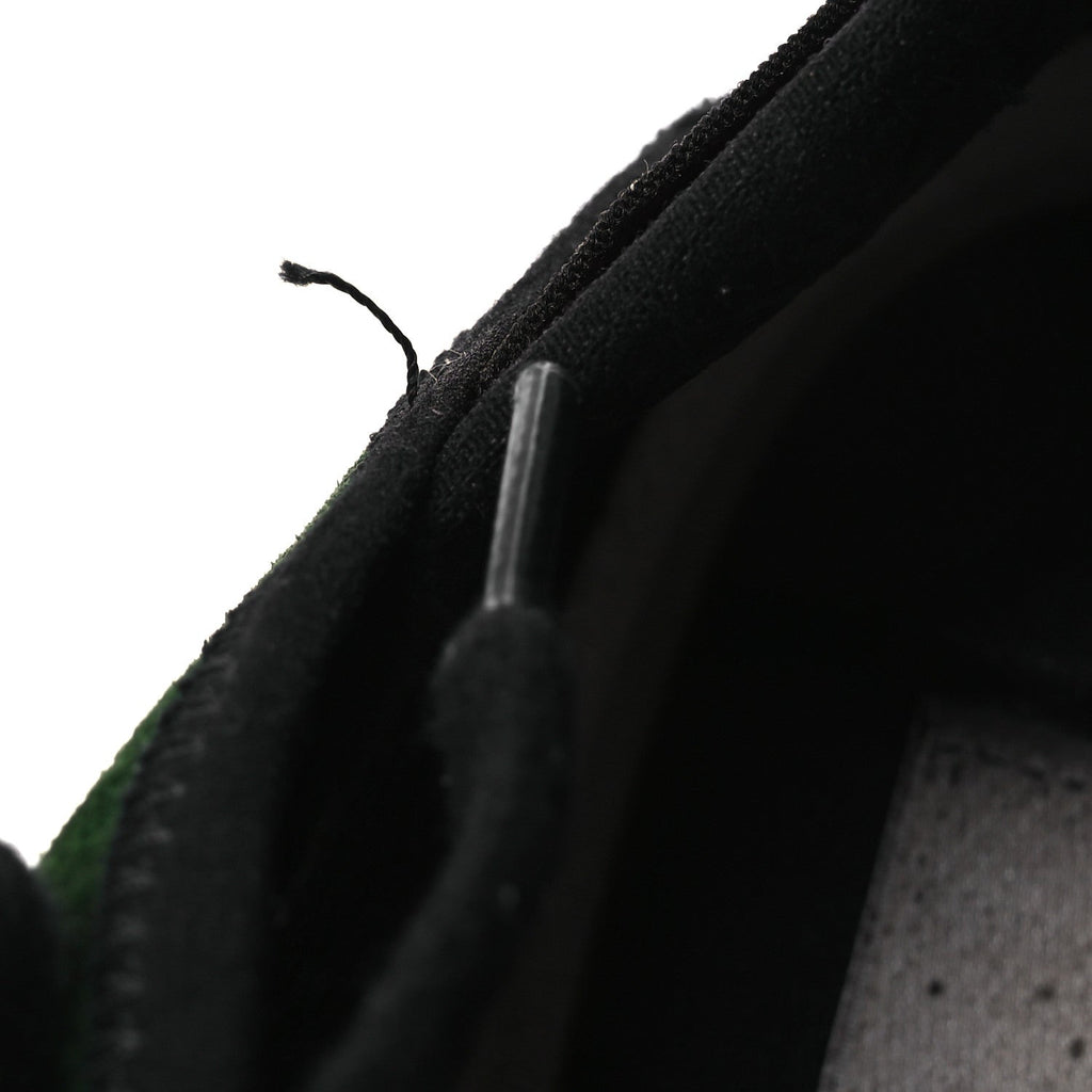 Velvet Calfskin Mixed Fibers CC Sneakers 38 Dark Pink Green