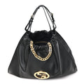 Calfskin Large Blondie Tote  Black