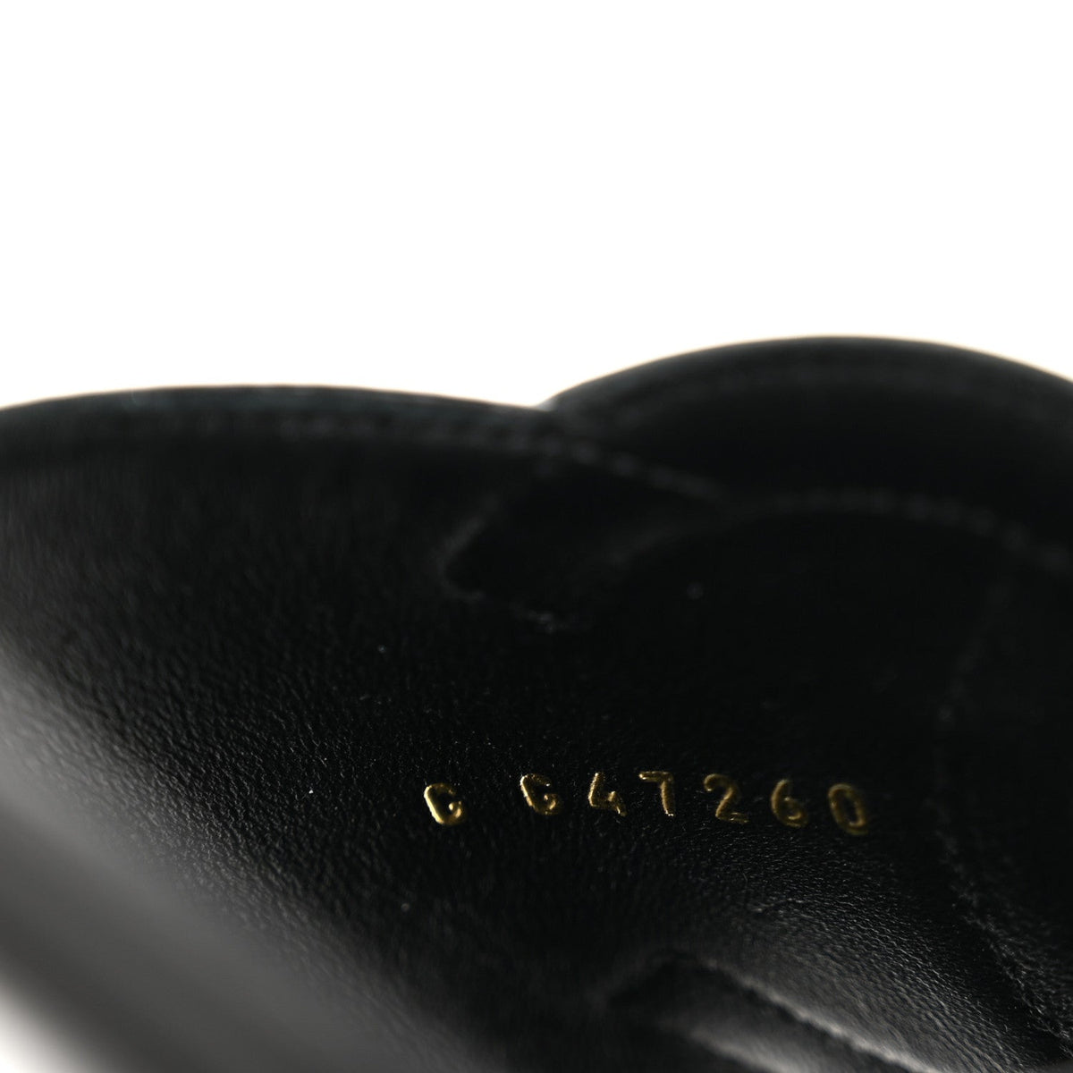 Lambskin Patent Calfskin CC Cutout Mules 40.5 Black