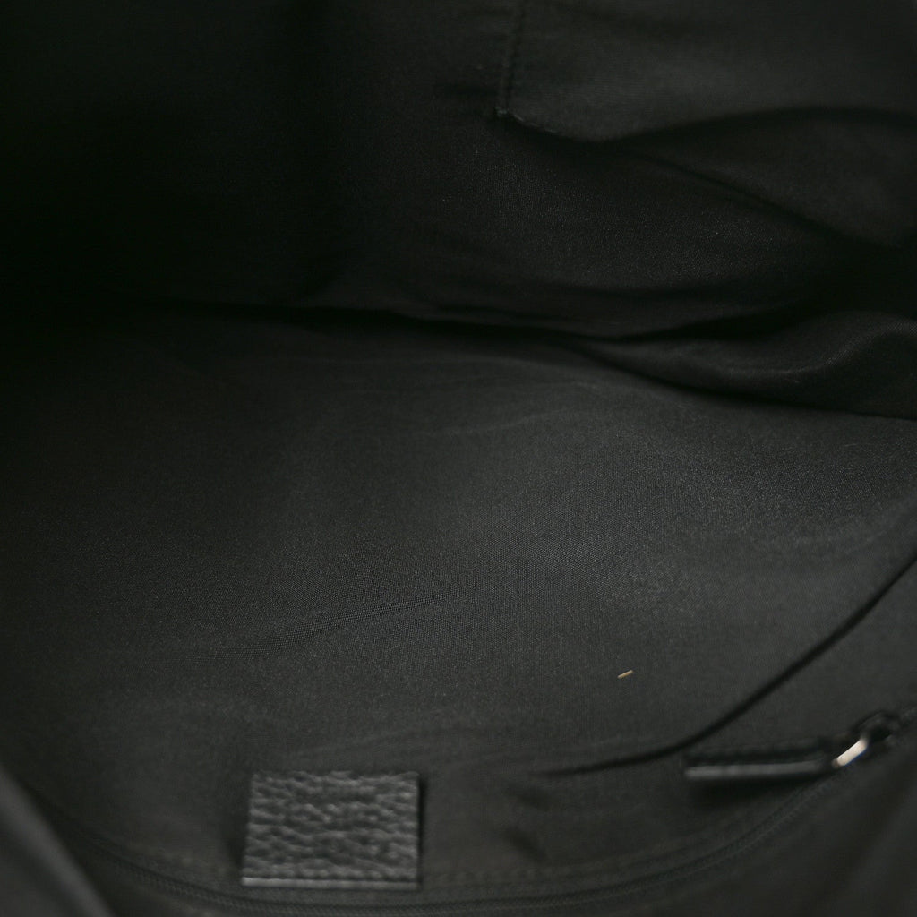 Monogram Medium Abbey Pocket Hobo Tote Black