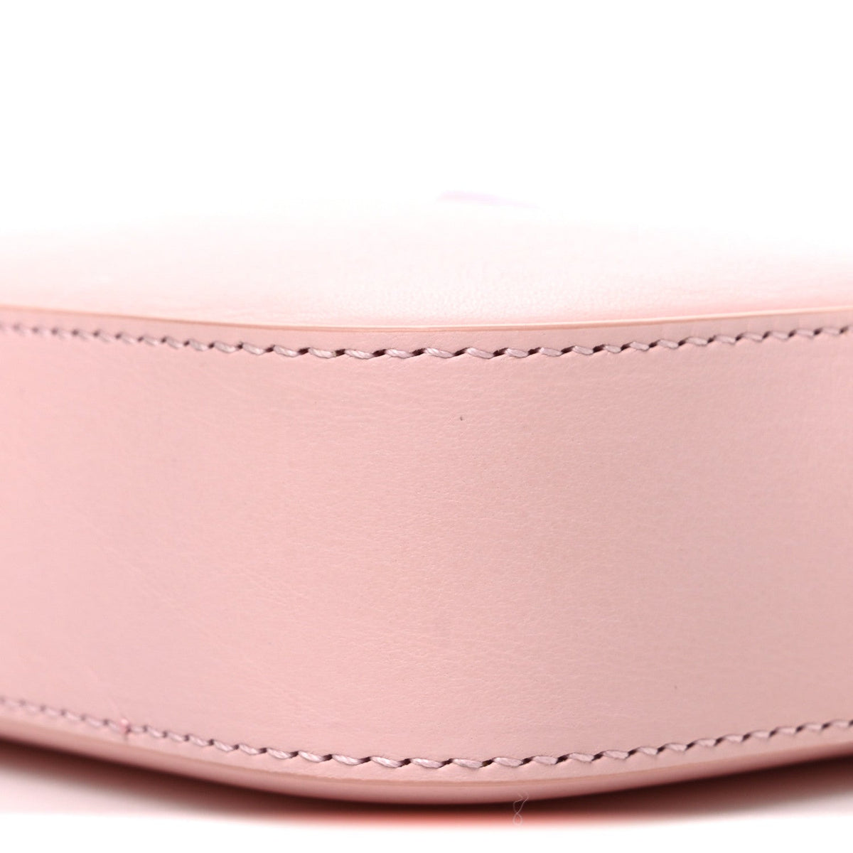 Dollar Calfskin Enamel Super Mini GG Marmont Chain Shoulder Bag Light Pink Blue
