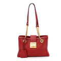 Guccissima Small Padlock Tote Red