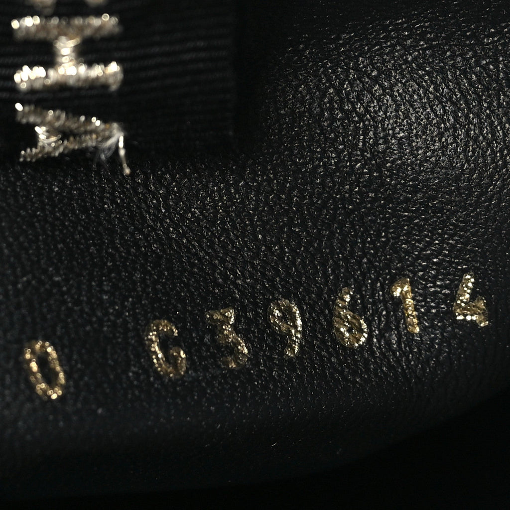 Calfskin Cap Toe High Boots 35 Black