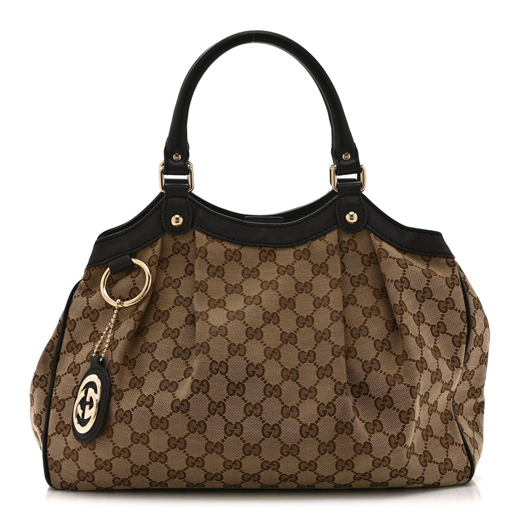 Monogram Medium Sukey Tote Dark Brown