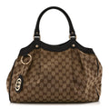Monogram Medium Sukey Tote Dark Brown
