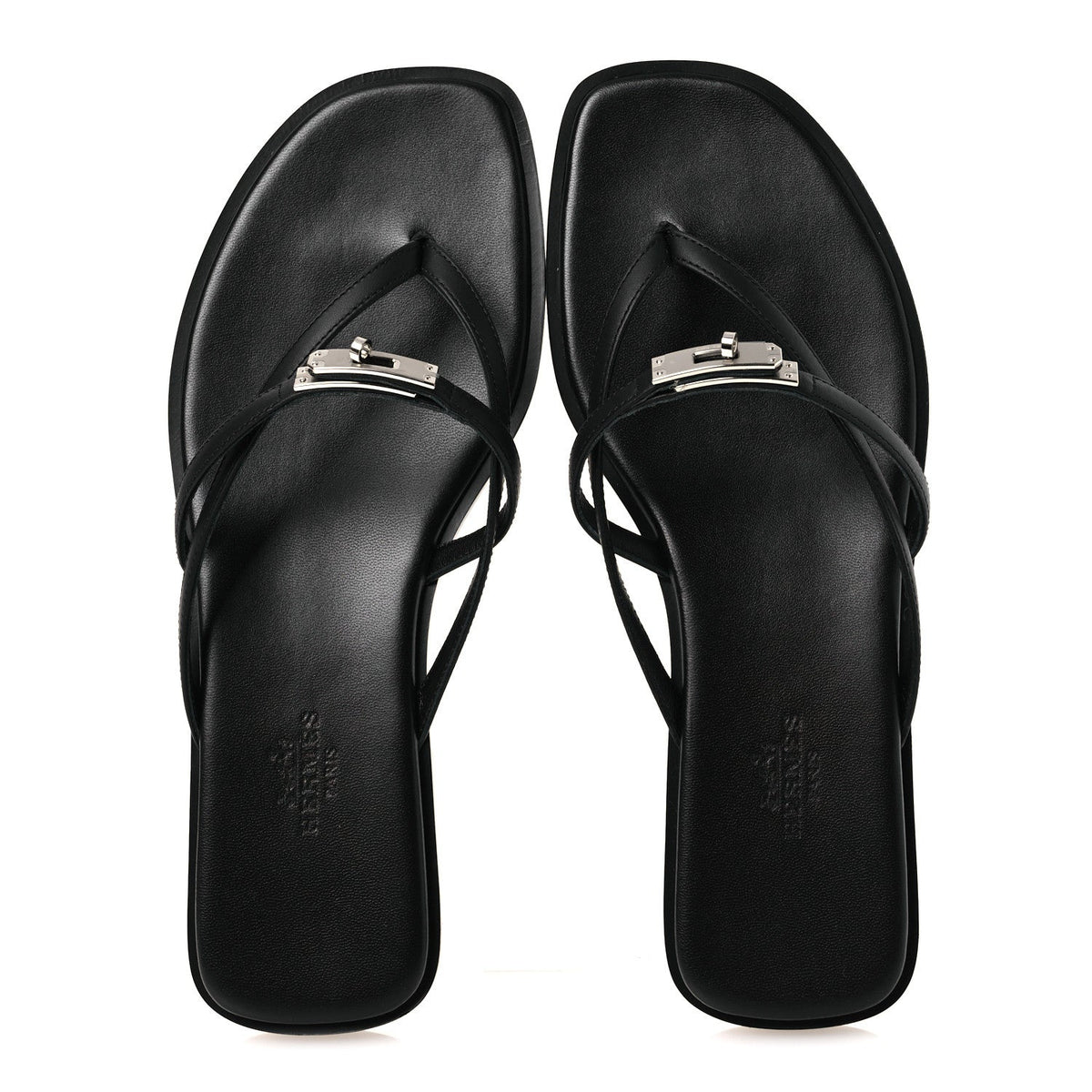 Calfskin Miss Sandals 37 Black