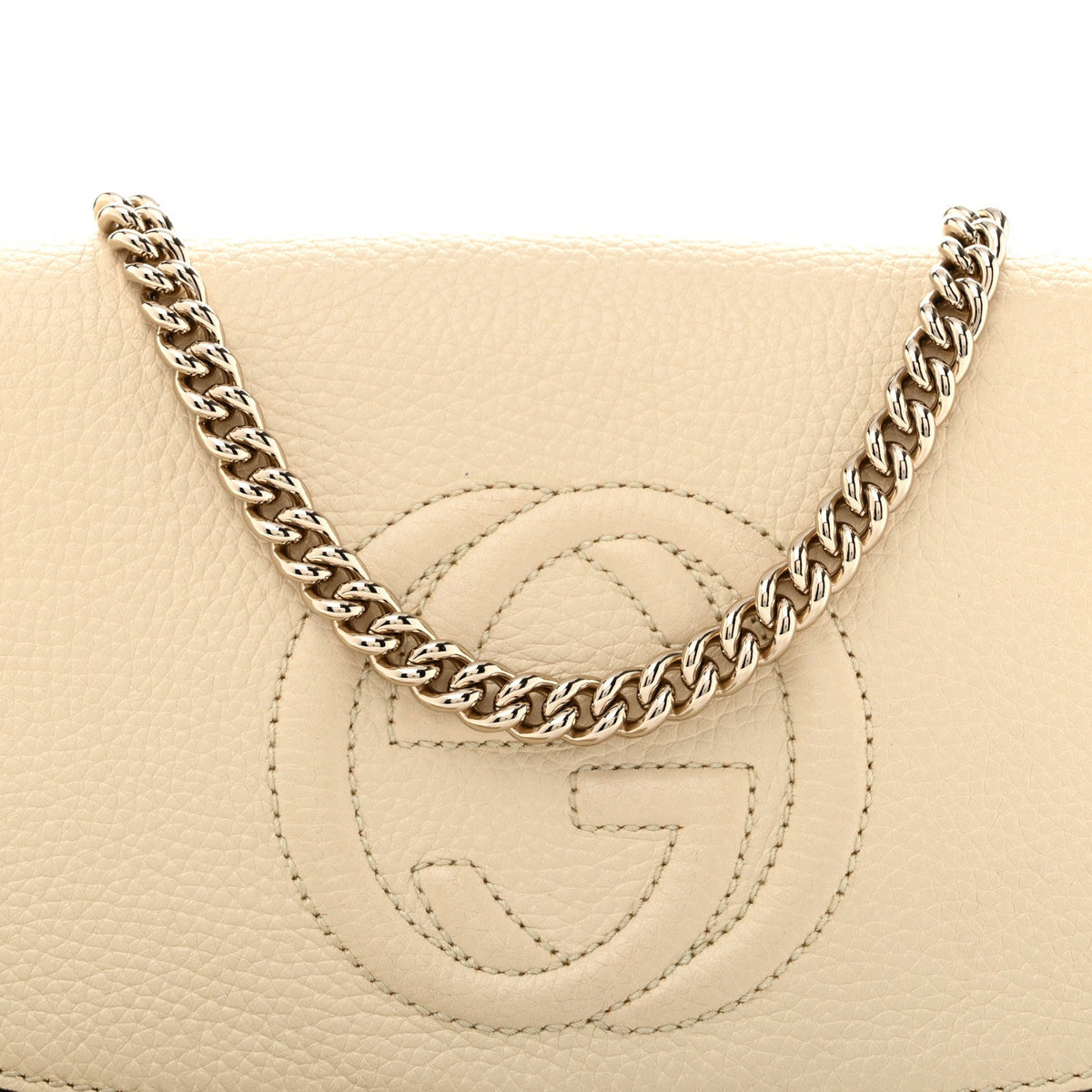 Cellarius Calfskin Medium Soho Flap Crossbody Ivoire