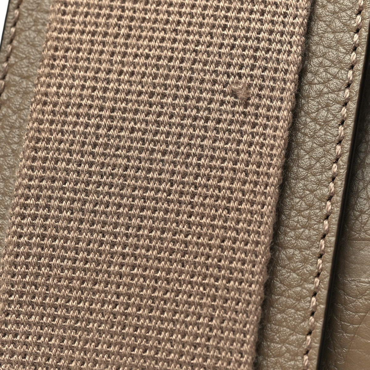 Piuma Calfskin Jumbo GG Embossed Mini Duffle Bag Good Taupe