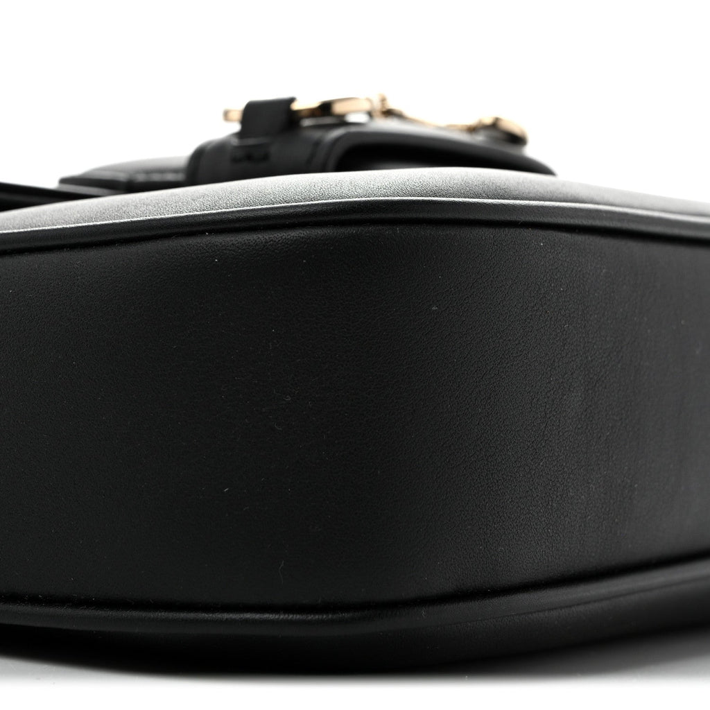 Arabella Calfskin Horsebit 1955 Shoulder Bag Black