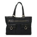Monogram Abbey D Ring Tote Black