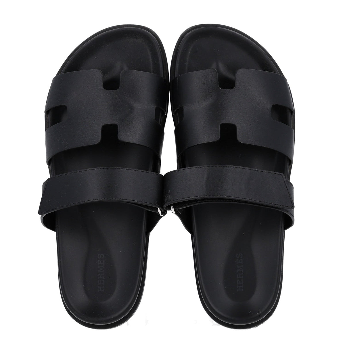 Calfskin Mens Chypre Sandals 42 Black