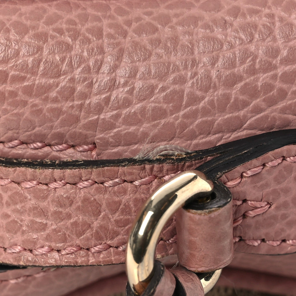 Monogram Mini Bree Messenger Bag Beige Soft Pink
