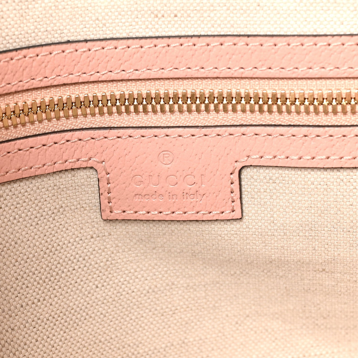 GG Supreme Monogram Textured Dollar Calfskin Web Medium Savoy Duffle Bag Rose Pink