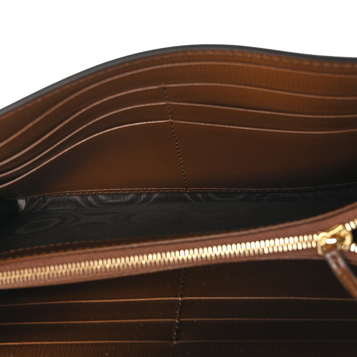 GG Supreme Monogram Azalea Calfskin Web Jackie 1961 Chain Wallet Beige Ebony Brown Sugar