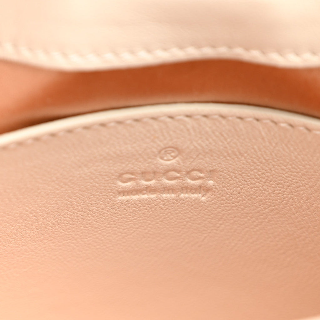 Calfskin Horsebit Slim Shoulder Bag White