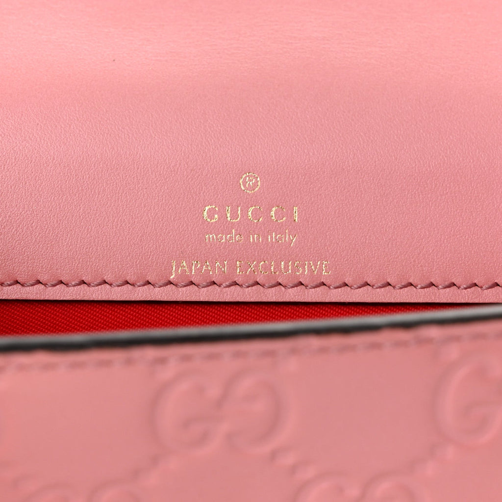 Guccissima Mini Cherry Chain Bag Rose