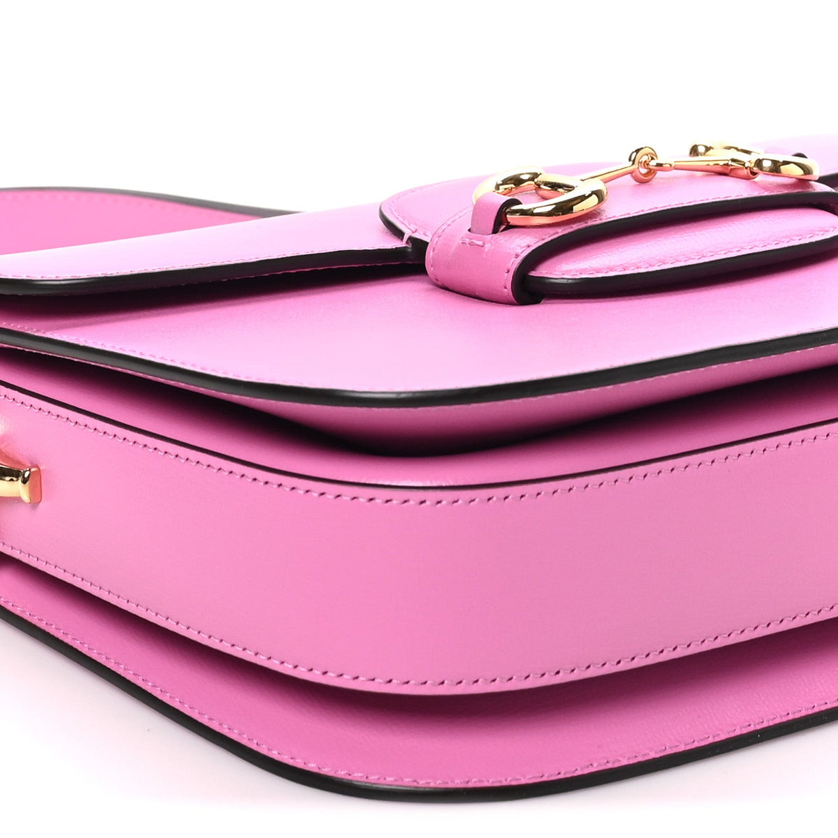 Azalea Calfskin Horsebit 1955 Shoulder Bag Libre Pink