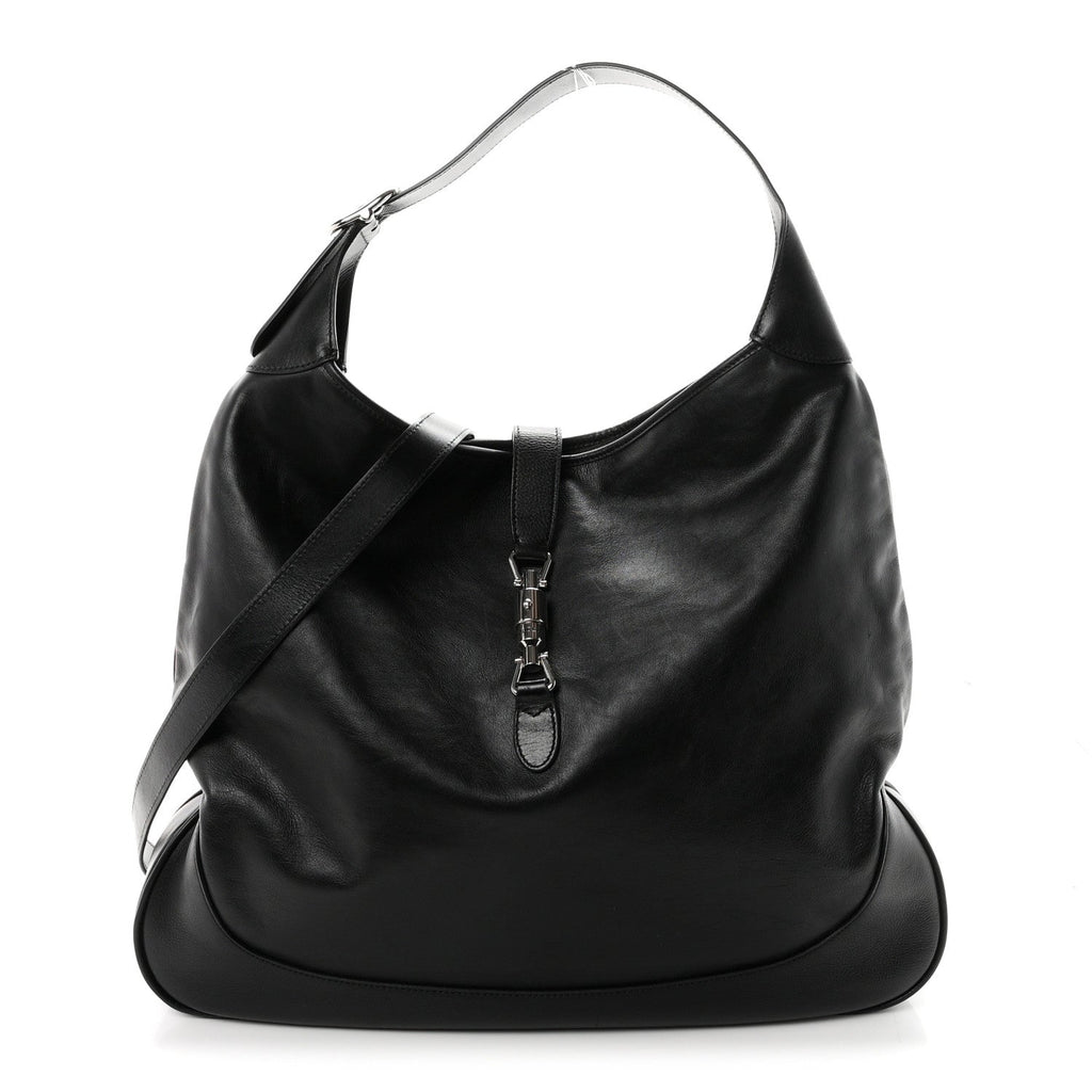 Calfskin Large Jackie 1961 Shoulder Bag Black
