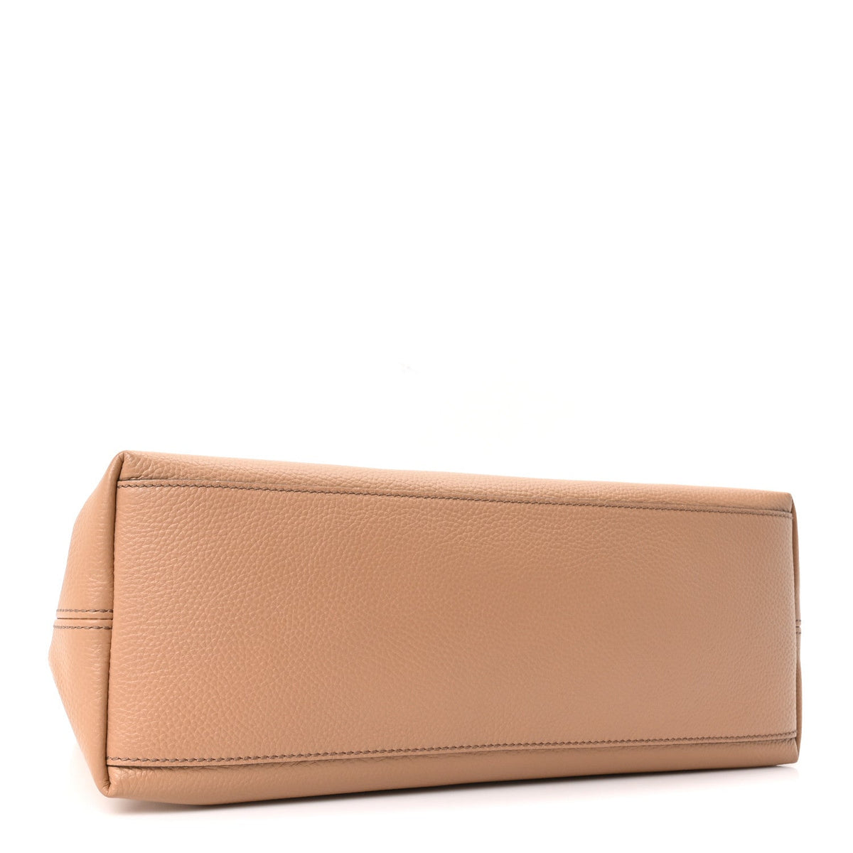Pebbled Calfskin Medium Soho Chain Shoulder Bag Camelia