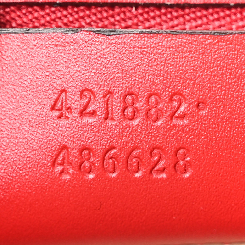 Calfskin Small Sylvie Shoulder Bag Hibiscus Red