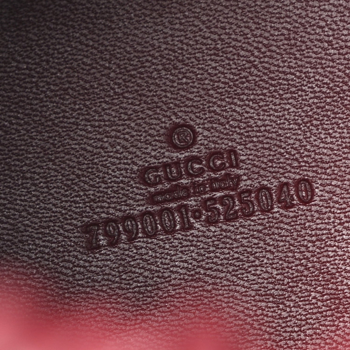 GG Shadow Monogram Mini Bucket Bag Rosso Ancora Red