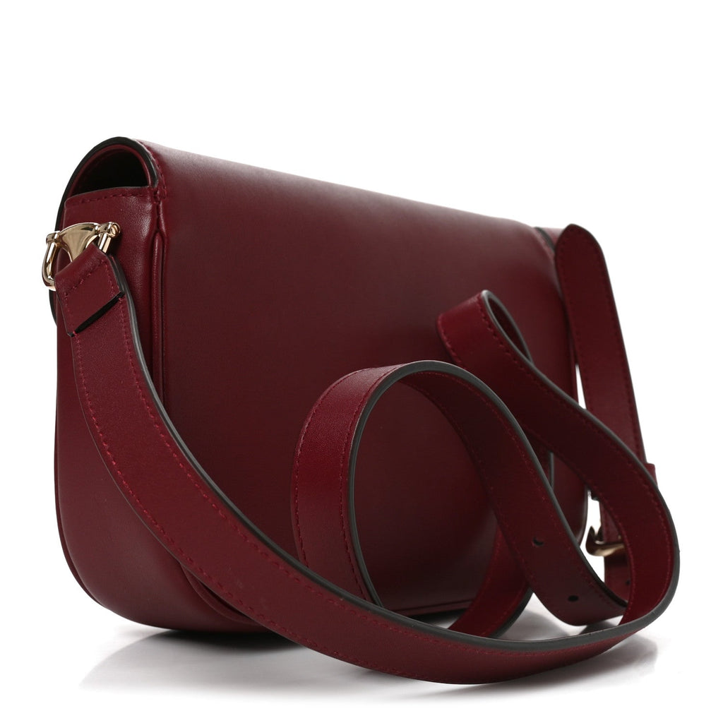 Arabella Calfskin Horsebit 1955 Shoulder Bag Rosso Ancora