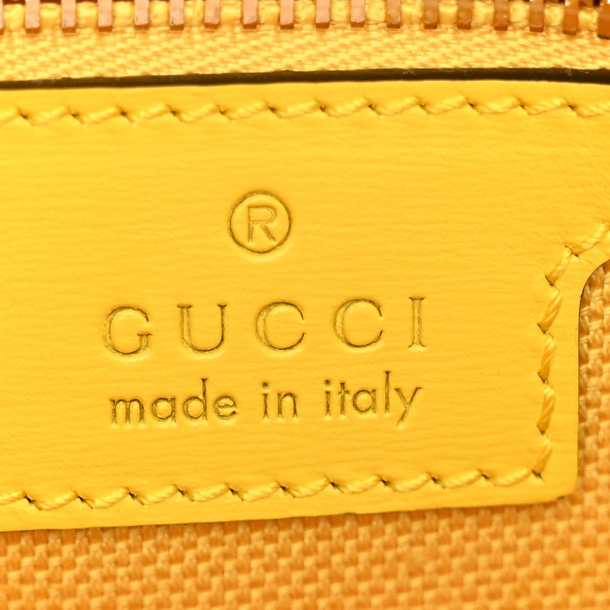 GG Monogram Textured Dollar Calfskin Small Luce Shoulder Bag Yellow