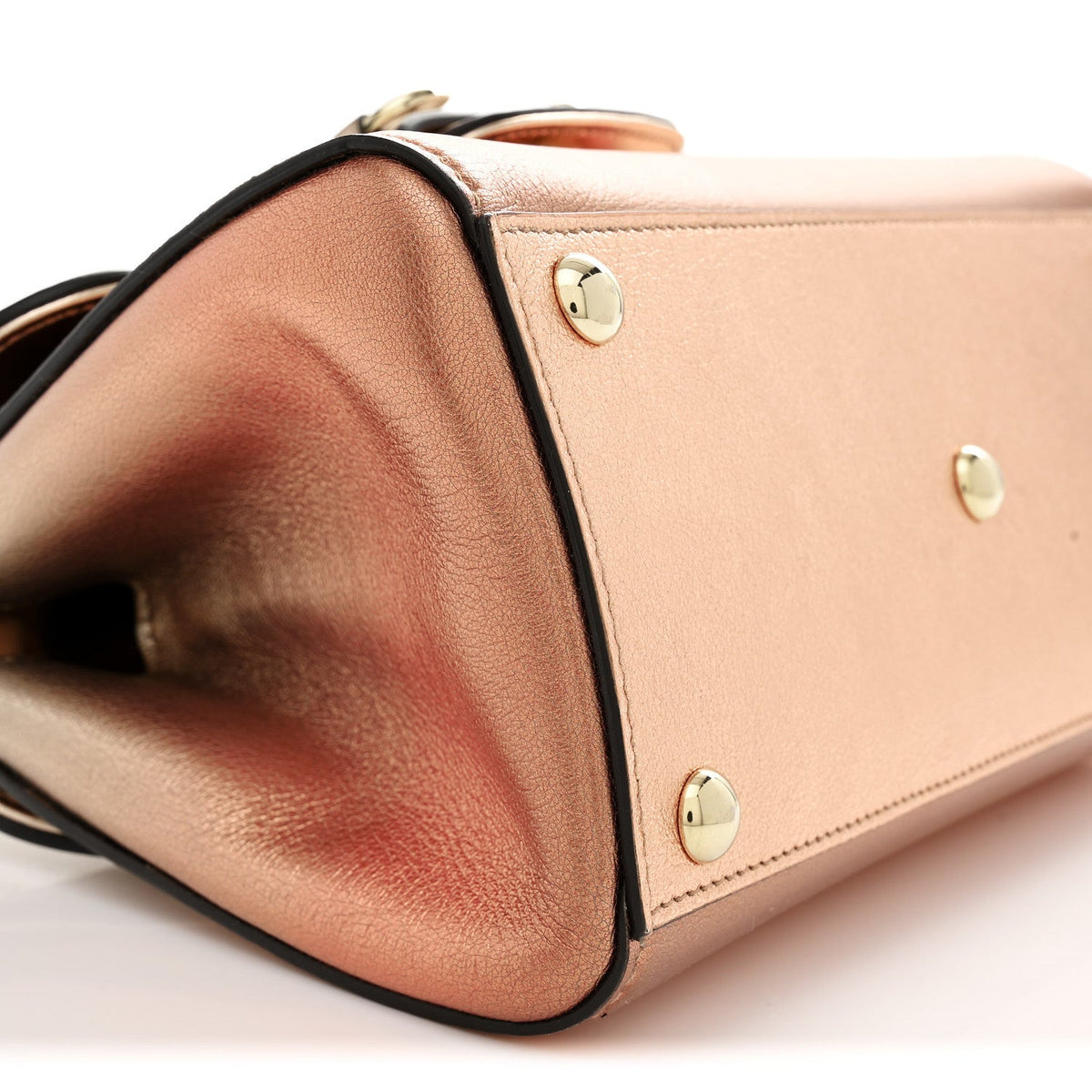 Metallic Mini Horsebit 1955 Top Handle Flap Bag Multicolor