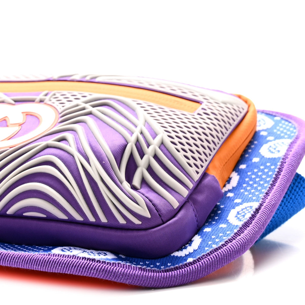 Jersey GG Monogram All Over Sporty Belt Bag Grey White Multicolor