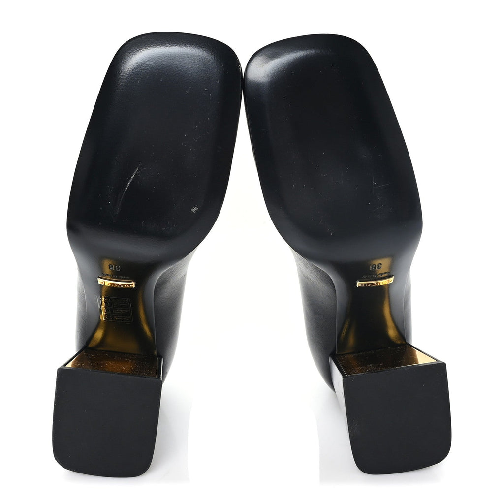 Malaga Kid Horsebit 75mm Pumps 38 Black