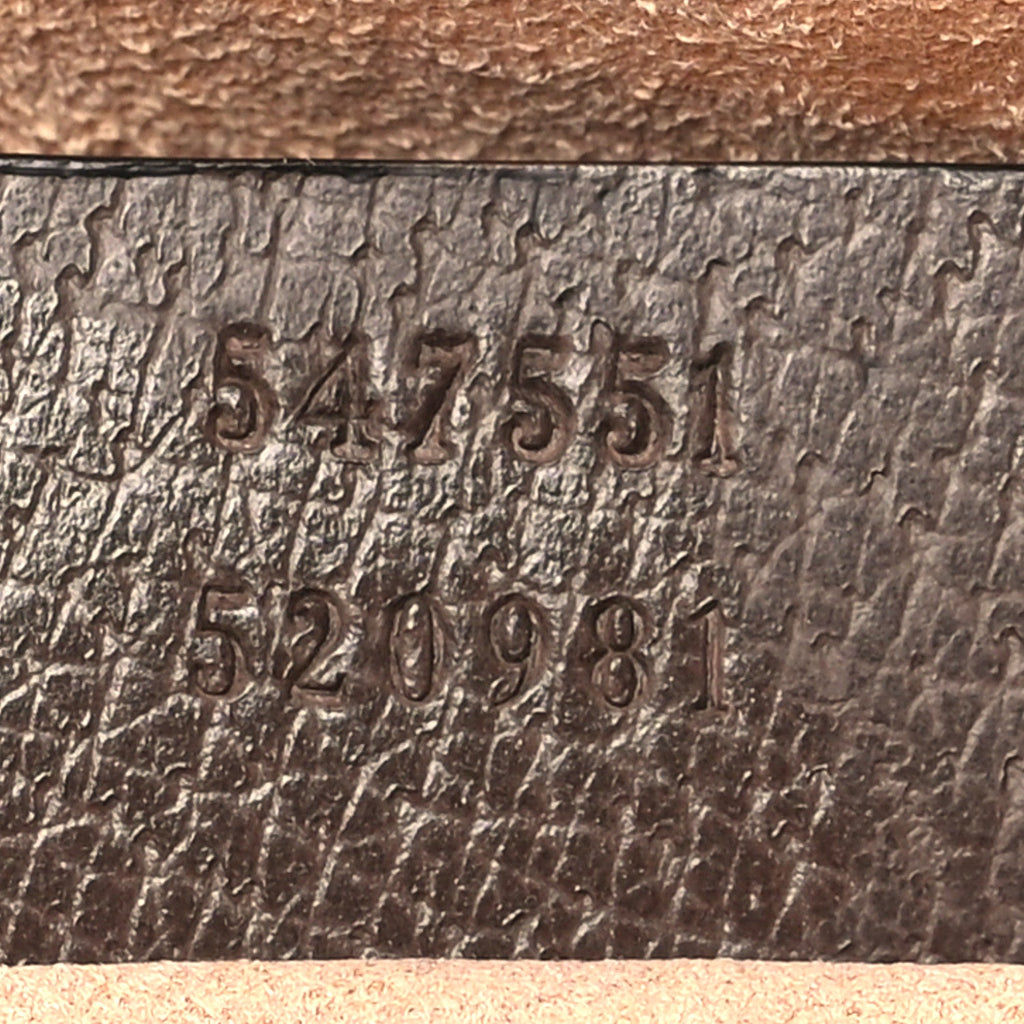 GG Supreme Monogram Small Ophidia Tote Bag Brown