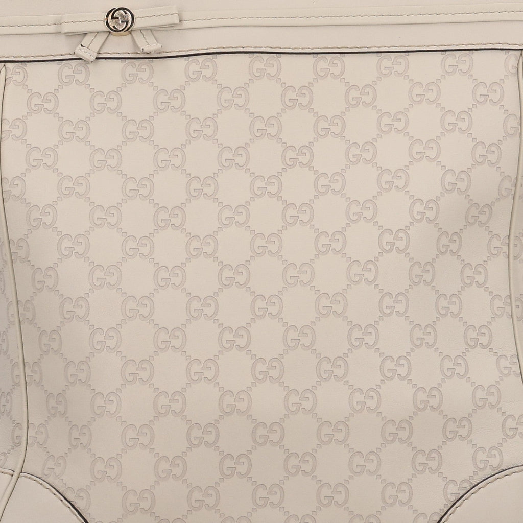 Guccissima Medium Mayfair Tote Off White