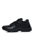 Lambskin Fabric CC Sneakers 36.5 Black