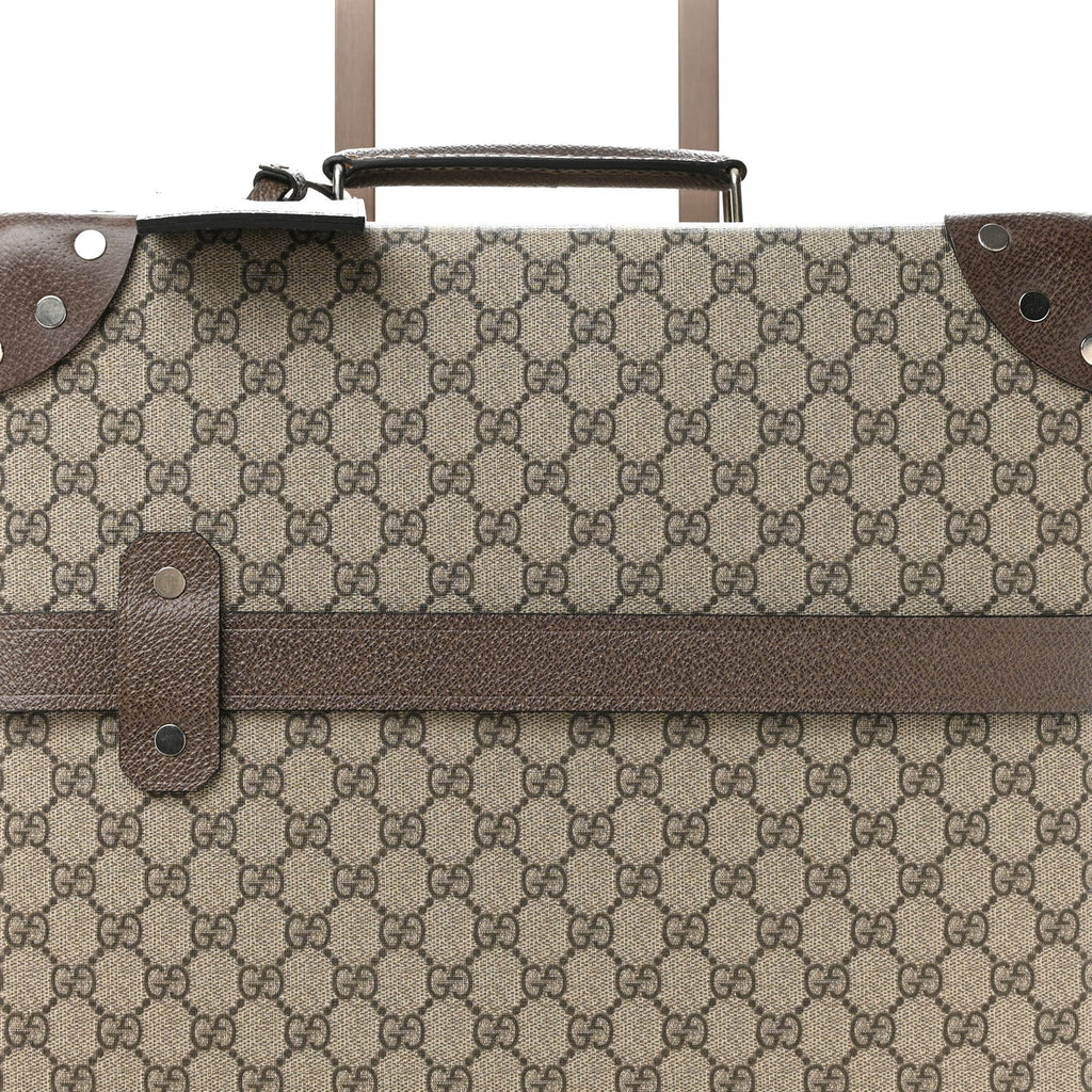 Supreme Monogram Globe-Trotter Carry-On Brown